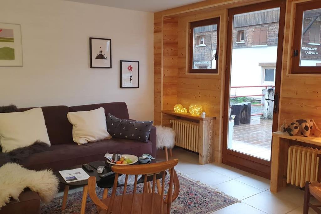 Appartement La Duchere Le Plan-La Giettaz Massif Des Aravis Eksteriør billede