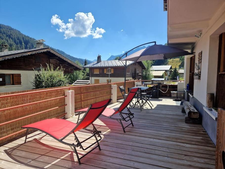 Appartement La Duchere Le Plan-La Giettaz Massif Des Aravis Eksteriør billede