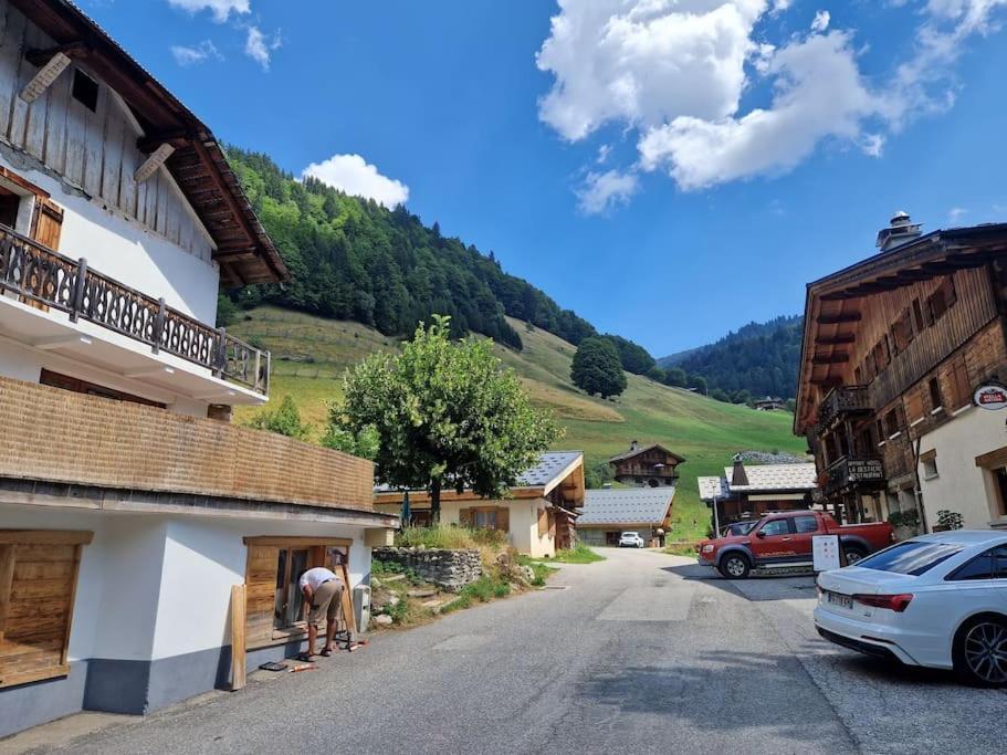Appartement La Duchere Le Plan-La Giettaz Massif Des Aravis Eksteriør billede