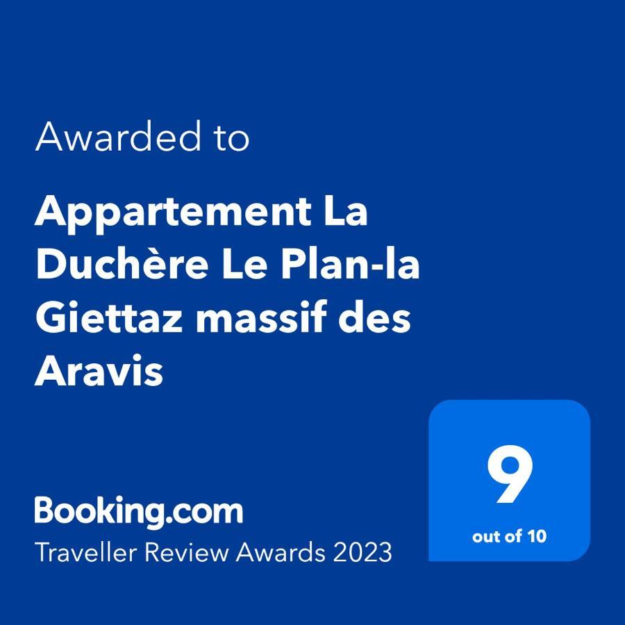 Appartement La Duchere Le Plan-La Giettaz Massif Des Aravis Eksteriør billede