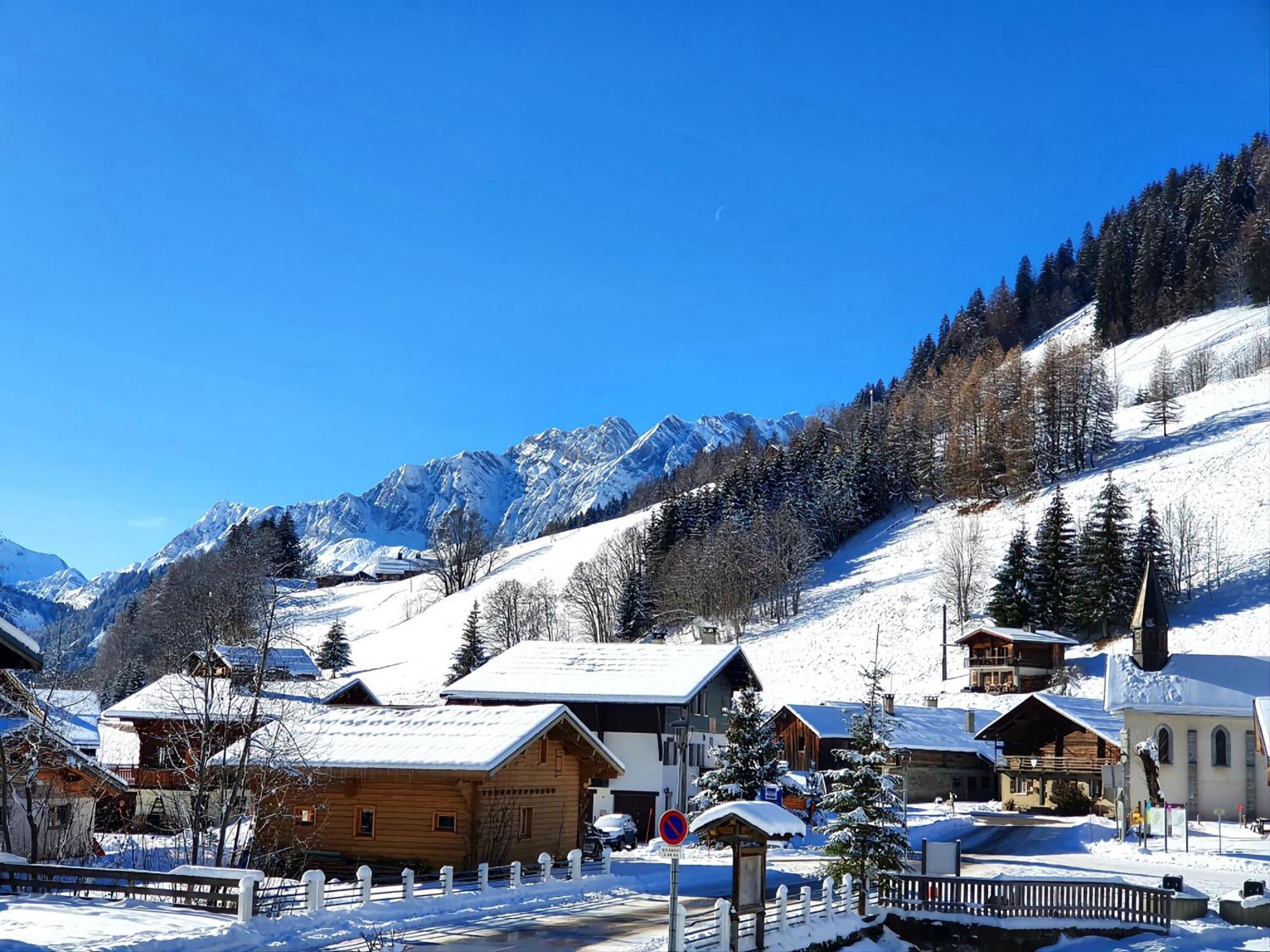 Appartement La Duchere Le Plan-La Giettaz Massif Des Aravis Eksteriør billede