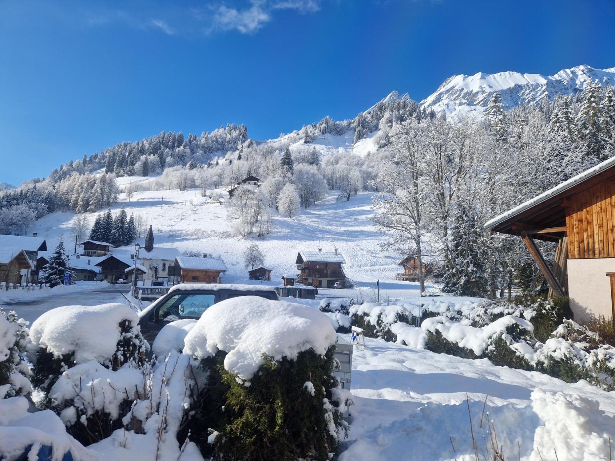 Appartement La Duchere Le Plan-La Giettaz Massif Des Aravis Eksteriør billede